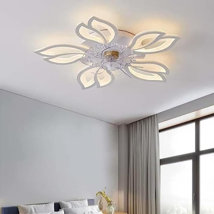 Plafonnier Ventilateur - RUMOCOVO - K-19 - LED Dimmable - Télécommande - 6 Vitesses - Rumocovo