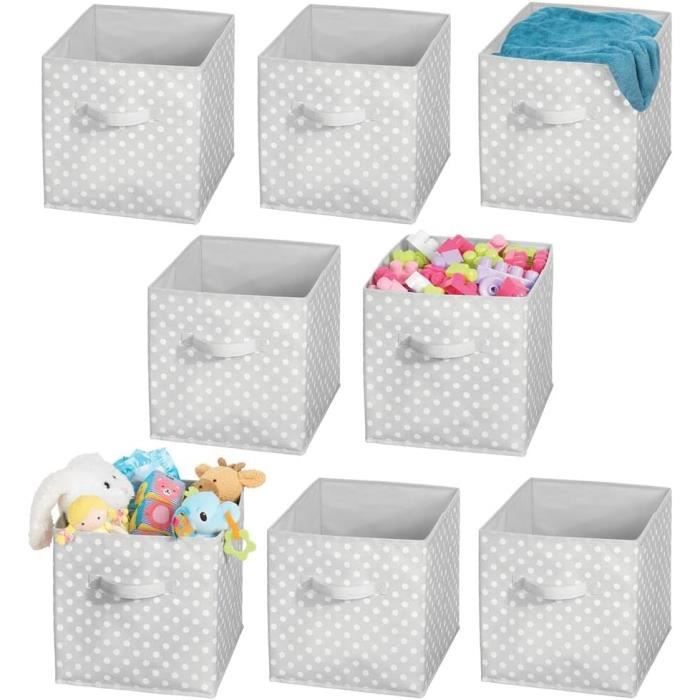 Box De Rangement Vêtements Ou Jouets Pour Chambre D'Enfant (Lot De 8 ...