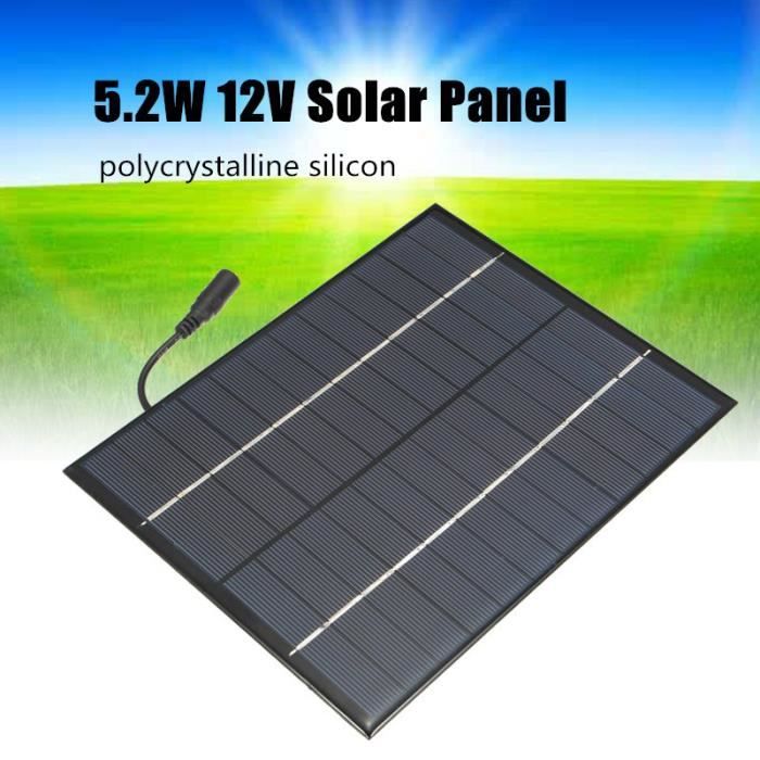 Panneau solaire 5 Watt 12V polycristallin photovoltaïque Panneau PV