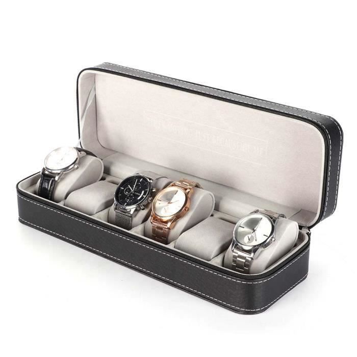 Pochette De Rangement Pour Montre – Cuir PU, 23cm, étui De Voyage (neuf)