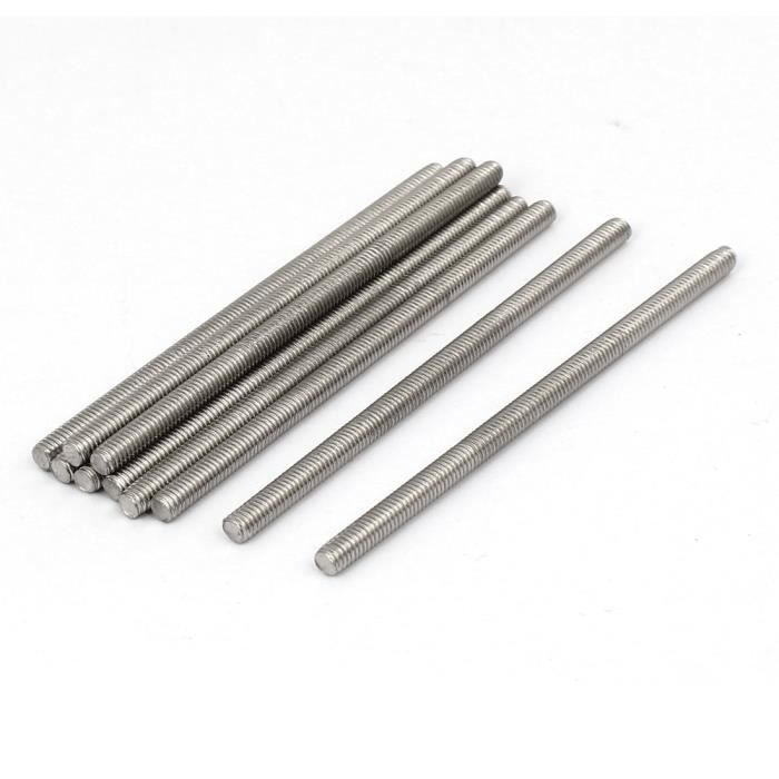 Tiges Filetées M4x80mm Acier Inoxydable 304 - Lot De 10 Pièces, Pas 0.7mm, Neuves Uxcell