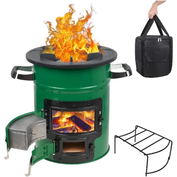Poele a bois camping - Cdiscount