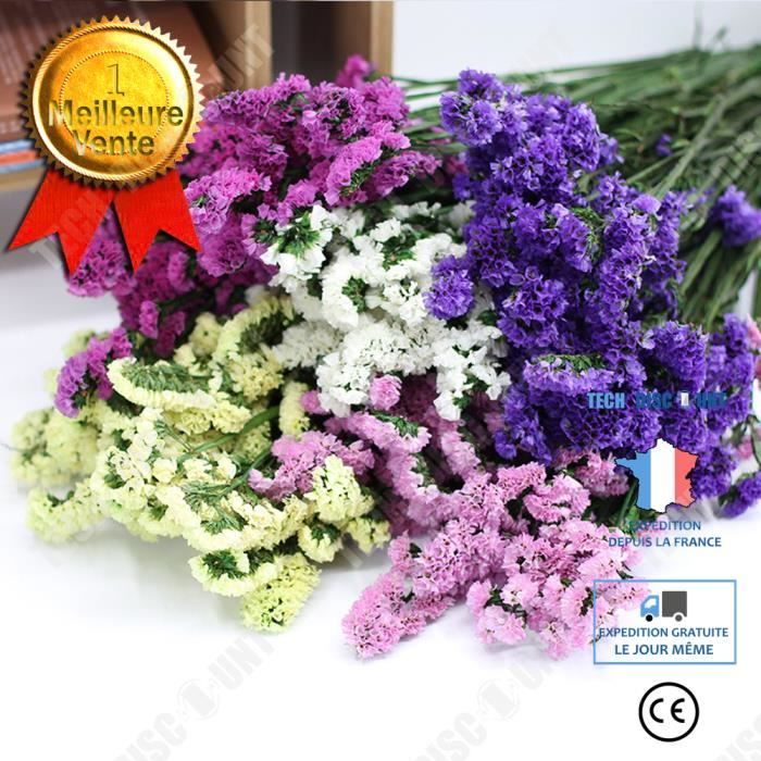 Mini Bouquets De Gypsophile Séchée - Lot De 6, Jaune, Pour Décoration Boho, Mariage, DIY, 14,5 Cm
