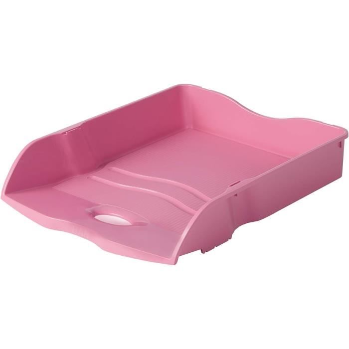 Porte-revues HAN Re-LOOP A4/C4 - En Plastique 100% Recyclé, Couleur Rose, Design Allemand écologique