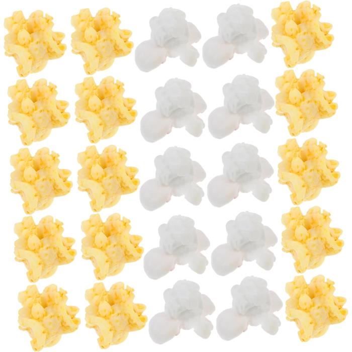 Abaodam 150pièces Charms Résine Popcorn Accessoires