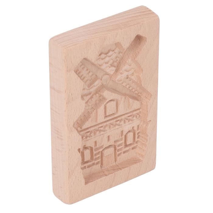 Moules à Biscuits En Bois Gravé 3D – Pour Décorations Festives, Mariage, Fêtes – Modèles Réalistes Et Détaillés - 3