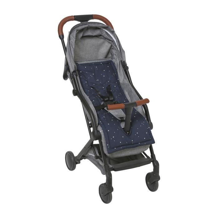 VERTBAUDET Poussette-canne Retro Flower Pour Poupon – Pliable, Assise Amovible, Légère 1,3 Kg, Dès 3 Ans