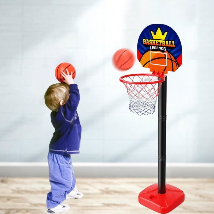 UNE PANIER BASKET SUR PIED + BALLON JEU JOUET POUR ENFANT AJUSTABLE EN  HAUTEUR POUR LES ENFANTS tout neuf - Cdiscount Sport