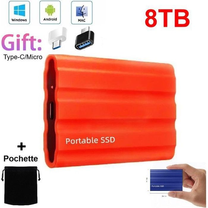 UKCOCO Support De Disque Dur Externe - Sac De Rangement