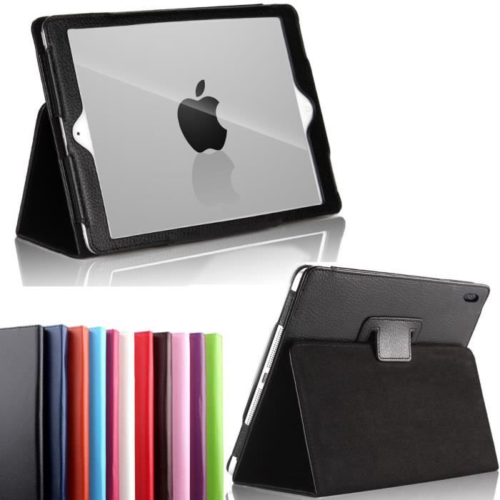 Etui coque Apple iPad Pro 10.5 noir stand - Housse pochette