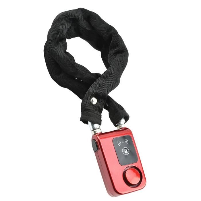 Antivol de vélo Bluetooth intelligent - YOSOO - Verrou de contrôle antivol Smartphone - Alarme 115 dB - Blanc