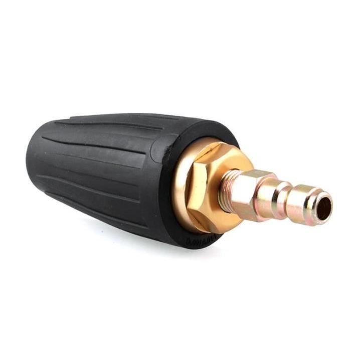 PUY Buse Turbo De Nettoyeur Haute Pression 1-4in 3600PSI 3.0 GPM Outil De Nettoyage à Connexion