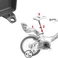 Porte poupée vélo enfant - CYCLINGCOLORS - Rose - Coque rigide - Homologué CE-1