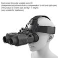 Zerone Jumelles de chasse Jumelles de Vision nocturne montées sur la tête 4K lunettes numériques infrarouges HD extérieures-1