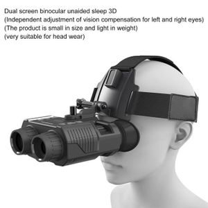 Jumelles Vision Nocturne EMEBAY 1080P - Zoom 10X, Portée 800m, écran 2.8" IPS - Carte 64Go Incluse