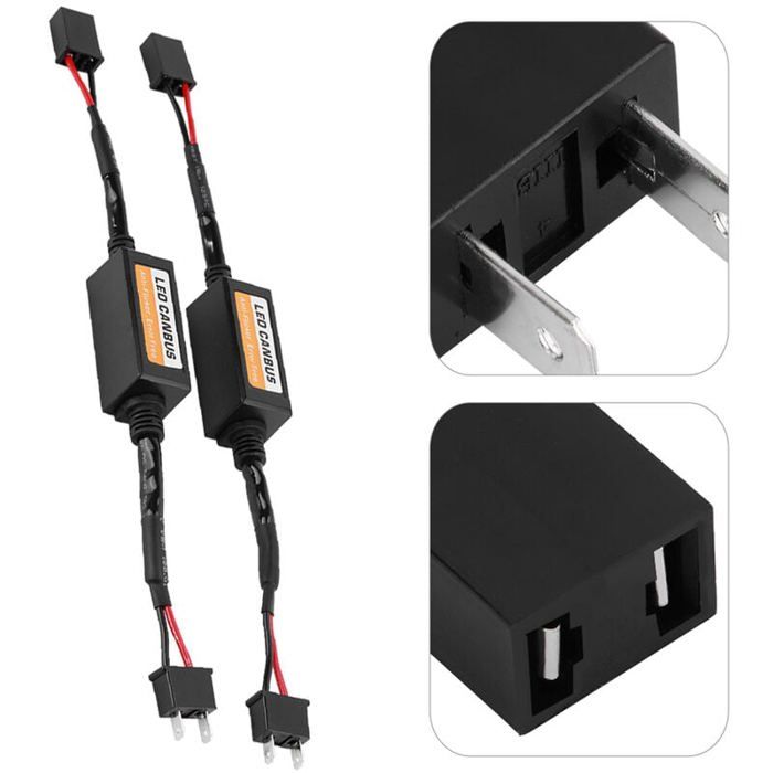 2 Pièces Décodeur T10 LED Canbus Anti-Scintillement - Résistances Annuleur D'Erreur Phares