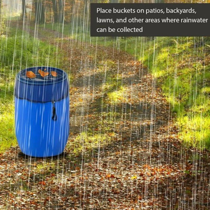 Filet De Protection Pour Citerne D'eau De Pluie Diamètre 100 Cm - Anti-feuilles Et Moustiques, Polyester - 8
