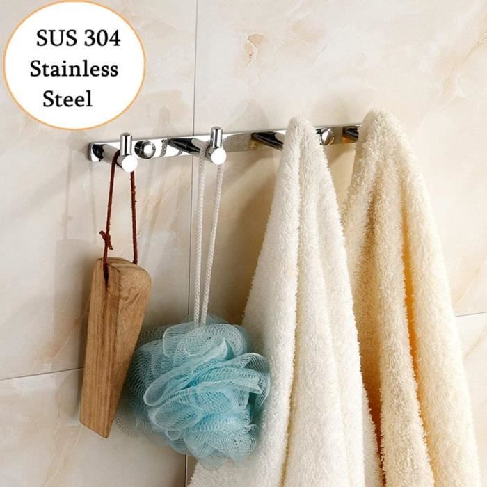 Crochets et patères murales porte serviette pour votre salle de bain