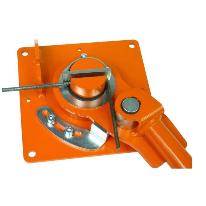 Cintreuse De Barres De Fer GIB-3B 6-12mm - Outil Pro Pour Plier Armatures Béton Et Tiges, Précision Et Robustesse Garanties !