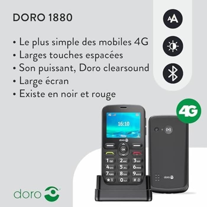 Doro 1880 4G T l phone Portable D bloqu Seniors Touches Num riques doro-1880-4g-t-l-phone-portable-d-bloqu-seniors-touches-num-riques