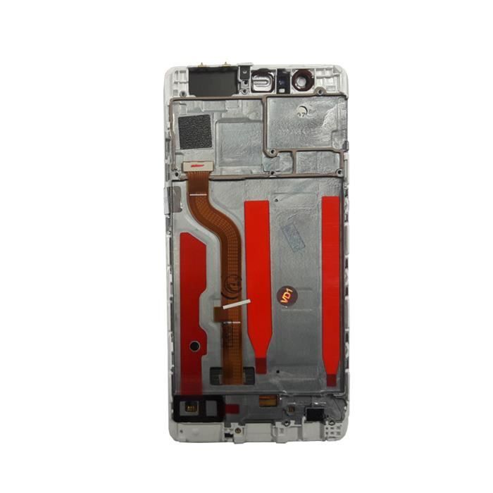 Écran LCD + Vitre Tactile Complet Pour Huawei P9 Blanc - Neuf Avec Outils De Montage