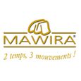 TODAY Parure de couette Mawira 100% coton - 1 housse de couette 220x240 cm + 2 taies d'oreillers 63x63 cm ZILEA beige, blanc et bleu-2