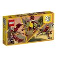 Jeu de Construction - LEGO - Creator 31073 Les créatures mythiques - Dragon cracheur de feu - 223 pièces-2