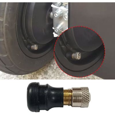 Lot De 4 Valves Tubeless Pour Trottinette - Compatible Xiaomi, Ninebot - Métal Et Caoutchouc - 26 Mm