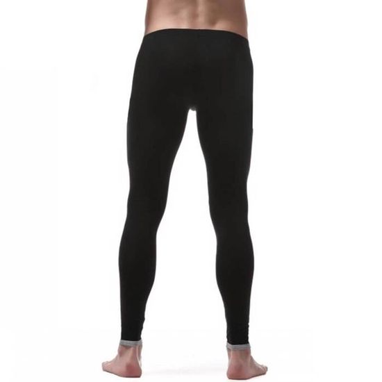 Legging Sport Homme Compression Running - Pantalon Moulant Fitness Gym Cyclisme - Nylon Spandex Léger M-XXL
