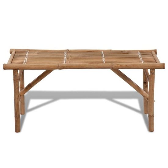 Banc Pliable En Bambou 118 X 38 X 45 Cm Portable Pour Jardin Terrasse Exterieur Achat Vente Banc D Exterieur Banc Pliable En Bambou 118 X Cdiscount