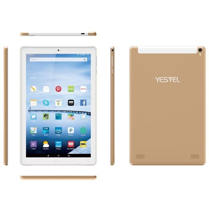 Tablettes tactiles-10.1"-Android 8.0-SIM2