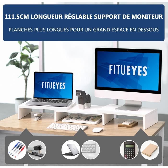 FITUEYES Réhausseur d'Écran Réglable,Support d'Ordinateur Portable,TV ...