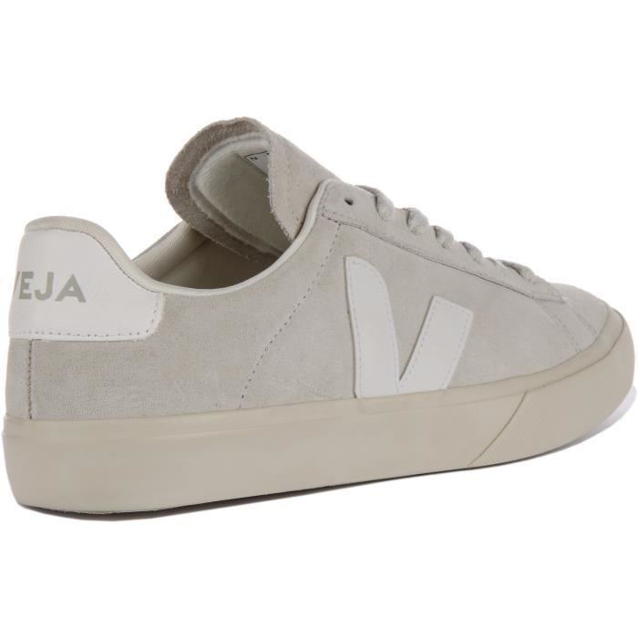 Baskets en daim a lacets pour femmes VEJA Campo Naturel Plat Lacets Naturel Cdiscount Chaussures