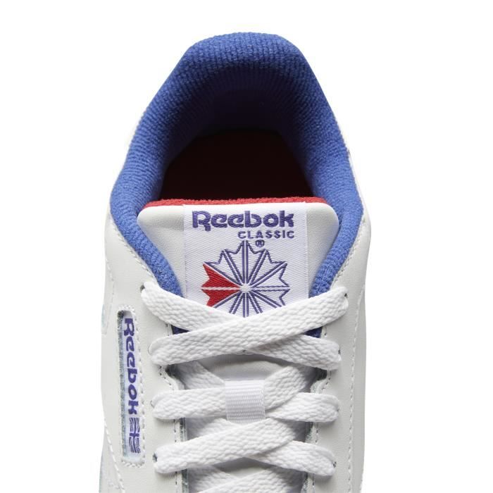 Reebok leather enfant rouge store