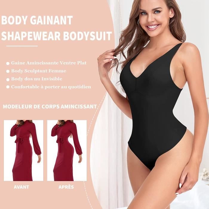Manche Longue Body Gainant Amincissant Body Gainant Femme Gaine