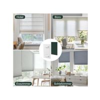 Support Adhésif pour Store - 24pcs - 5.3x3.1cm - Imperméable - Sans Perçage - Maison