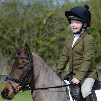 Veste D'équitation Femme Daks Signature – Taille 14 UK, Laine Verte, Col Velours
