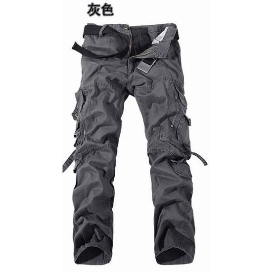 TACT BESU Pantalon Homme Cargo Militaire Tactique Pantalon de Travail Coton Anti-d/échirure avec Multi-Poches