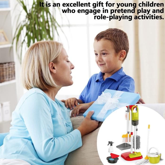 Aspirateur Enfant Qui Aspire Vraiment, 14 Pièces Kit Menage Enfant, Aspirateur Enfant Jouet 15 × 56 cm, Jouet pour partir de 3 Ans - Jeux - Jouets Aspirateur Enfant Qui Aspire Vraiment, 14 Pièces Kit Menage Enfant, Aspirateur Enfant Jouet 15 × 56 cm, Jouet pour partir de 3 Ans - Jeux - Jouets