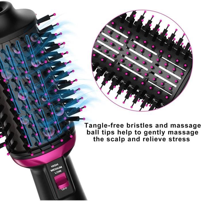 Brosse à lisser sans fil avec batterie rechargeable 2600mAh Lissage ionique  des cheveux Chauffage rapide avec fonction anti-br[53] - Cdiscount  Electroménager