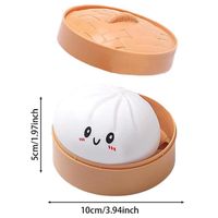 Dumpling Stress Balls – Lot De 4 Boules Anti-stress – Forme De Ravioli – Paillettes – Squishy Sensoriel – Cadeau Relaxation