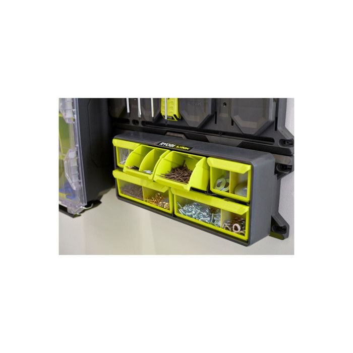 5 Supports Muraux Pour Outils Ryobi One+ - Rangement Batterie Et Outils, ABS Vert