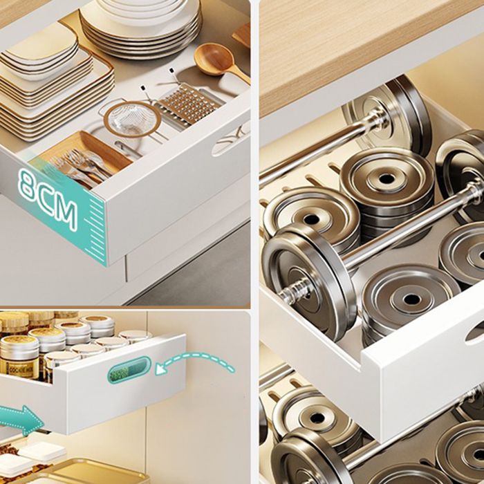 Tiroir Coulissant, Tiroir Coulissant Telescopique Cuisine Pour Placard De Cuisine, Tiroir Coulissant Extensible, (25 Cm L X 43 Cm P X 9 Cm H), Pas Besoin De Percer Ni De Clouer (Noir