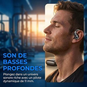 IKT Ecouteurs Bluetooth sans Fil, Écouteurs Bluetooth 5.3, 50 Heures