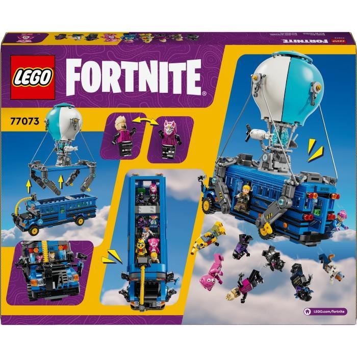 Kit De Construction MOC - Bus De Combat Fortnite - 387 Pièces - Compatible Avec D'autres Marques