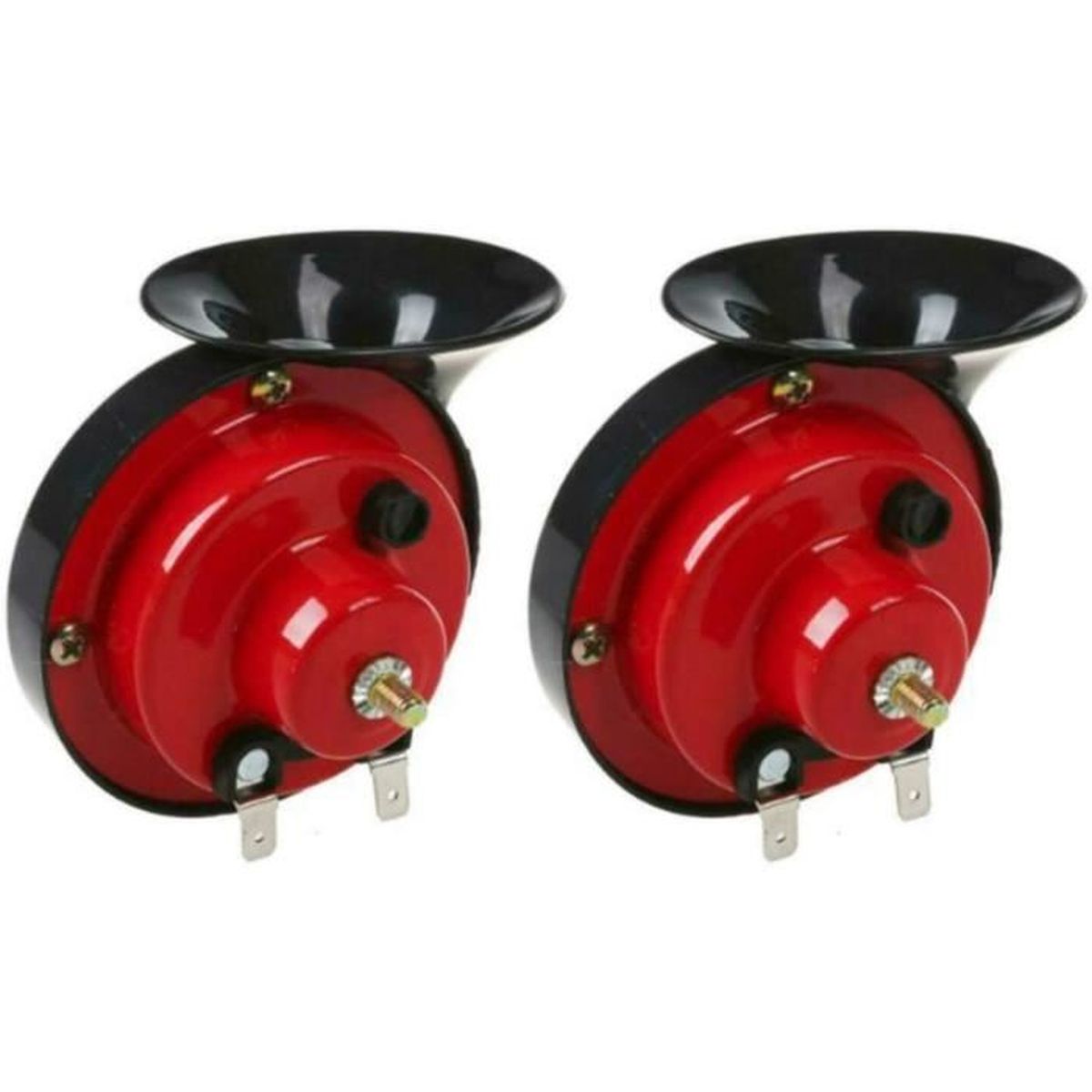 2pcs Klaxon Voiture 12v Universel,Klaxons Camion Super Bike Horn 300dB