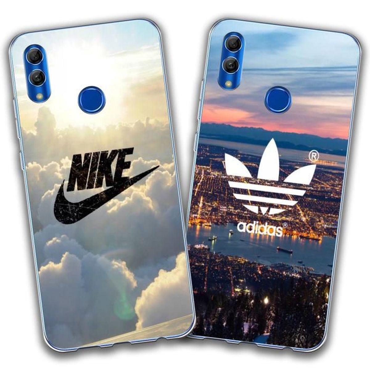 Etui Bling Silicone Sables Mouvants TPU Quicksand Léger Souple Glitter Protecteur Housse Coque pour Huawei Honor 10 Lite/P Smart 2019 Or 
