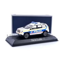 Voiture Miniature de Collection - NOREV 1/43 - RENAULT Duster Police Nationale Guadeloupe - 2021 - White - 509027