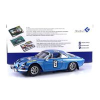 Voiture Miniature de Collection - SOLIDO 1/18 - ALPINE A110 1600S - Olympia Rally 1972 - Blue - 1804205