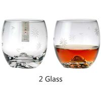 Verres - Verrines - Carafes,Verre à vin en cristal Transparent sans plomb,nouvel arrivage,verre à Whisky - Type 2 Piece - 350ml